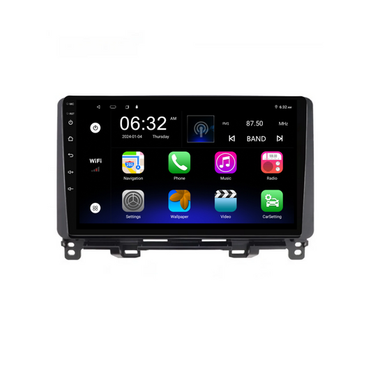 Honda Fit (2020-2022) Plug & Play Head Unit Upgrade Kit: Car Radio with Wireless & Wired Apple CarPlay & Android Auto