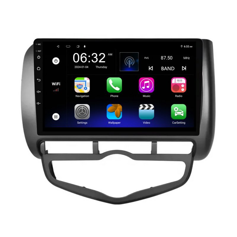 Load image into Gallery viewer, Honda Jazz/City/Fit (2002-2008) Plug &amp; Play Head Unit Upgrade Kit: Car Radio with Wireless &amp; Wired Apple CarPlay &amp; Android Auto
