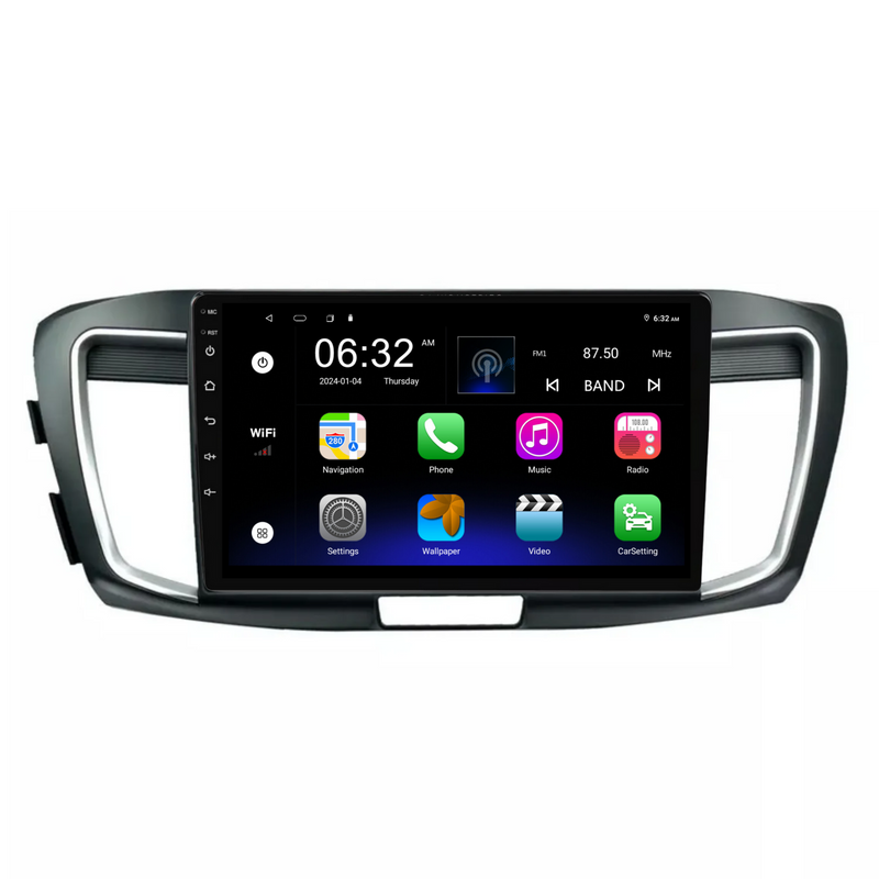 Load image into Gallery viewer, Honda Accord (2013-2017) Plug &amp; Play Head Unit Upgrade Kit: Car Radio with Wireless &amp; Wired Apple CarPlay &amp; Android Auto
