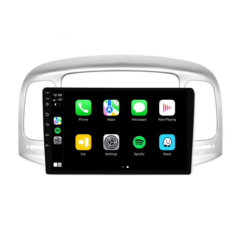 Load image into Gallery viewer, Hyundai Accent (2008-2011) Plug &amp; Play Head Unit Upgrade Kit: Car Radio with Wireless &amp; Wired Apple CarPlay &amp; Android Auto
