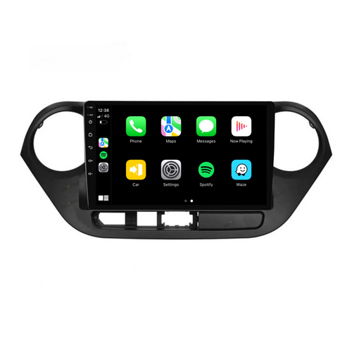 Hyundai I10 (2013-2018) Plug & Play Head Unit Upgrade Kit: Car Radio with Wireless & Wired Apple CarPlay & Android Auto