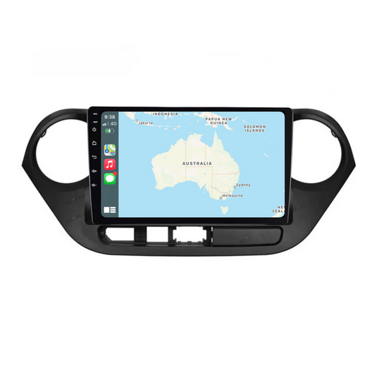 Hyundai I10 (2013-2018) Plug & Play Head Unit Upgrade Kit: Car Radio with Wireless & Wired Apple CarPlay & Android Auto