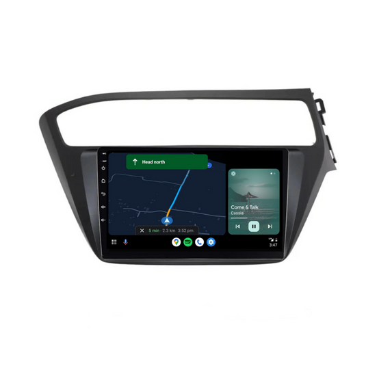 Hyundai I20 (2018-2020) Plug & Play Head Unit Upgrade Kit: Car Radio with Wireless & Wired Apple CarPlay & Android Auto