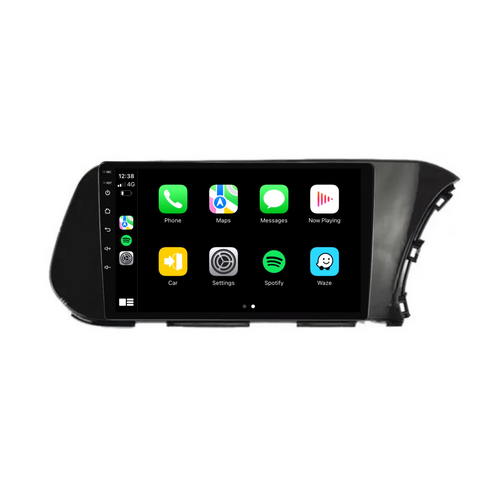 Hyundai I20 (2020+) Plug & Play Head Unit Upgrade Kit: Car Radio with Wireless & Wired Apple CarPlay & Android Auto