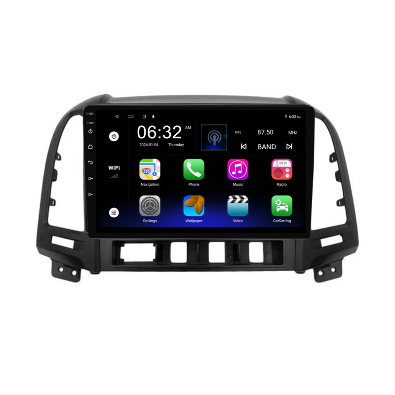 Load image into Gallery viewer, Hyundai IX45/Santa Fe (2006-2012) Plug &amp; Play Head Unit Upgrade Kit: Car Radio with Wireless &amp; Wired Apple CarPlay &amp; Android Auto
