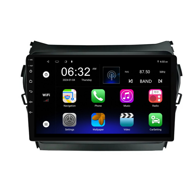 Load image into Gallery viewer, Hyundai IX45/Santa Fe (2015-2018) Plug &amp; Play Head Unit Upgrade Kit: Car Radio with Wireless &amp; Wired Apple CarPlay &amp; Android Auto
