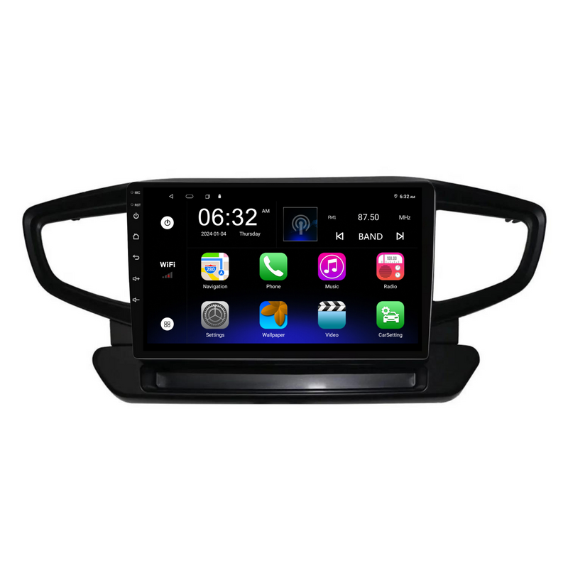 Load image into Gallery viewer, Hyundai Ioniq (2016-2019) Plug &amp; Play Head Unit Upgrade Kit: Car Radio with Wireless &amp; Wired Apple CarPlay &amp; Android Auto
