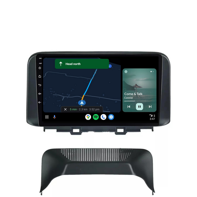 Load image into Gallery viewer, Hyundai Kona (2017-2019) Plug &amp; Play Head Unit Upgrade Kit: Car Radio with Wireless &amp; Wired Apple CarPlay &amp; Android Auto
