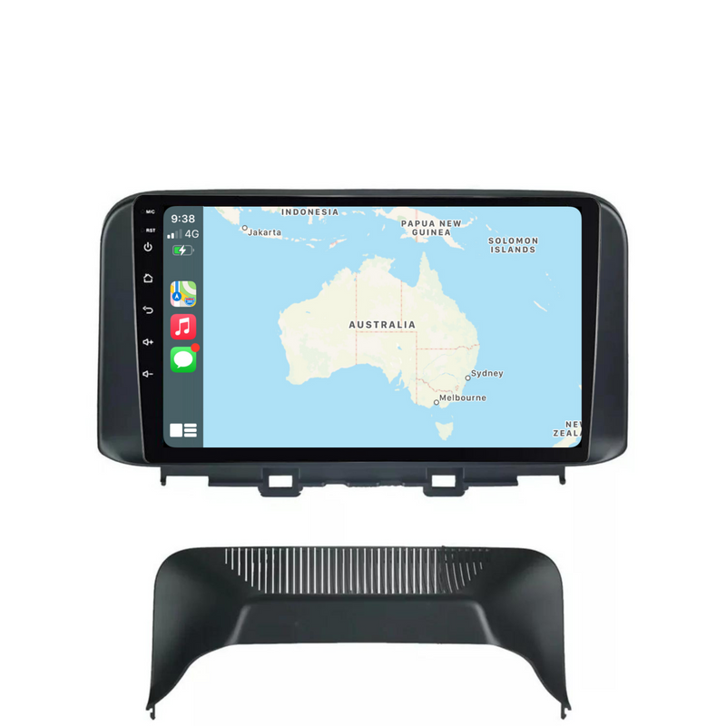 Load image into Gallery viewer, Hyundai Kona (2017-2019) Plug &amp; Play Head Unit Upgrade Kit: Car Radio with Wireless &amp; Wired Apple CarPlay &amp; Android Auto
