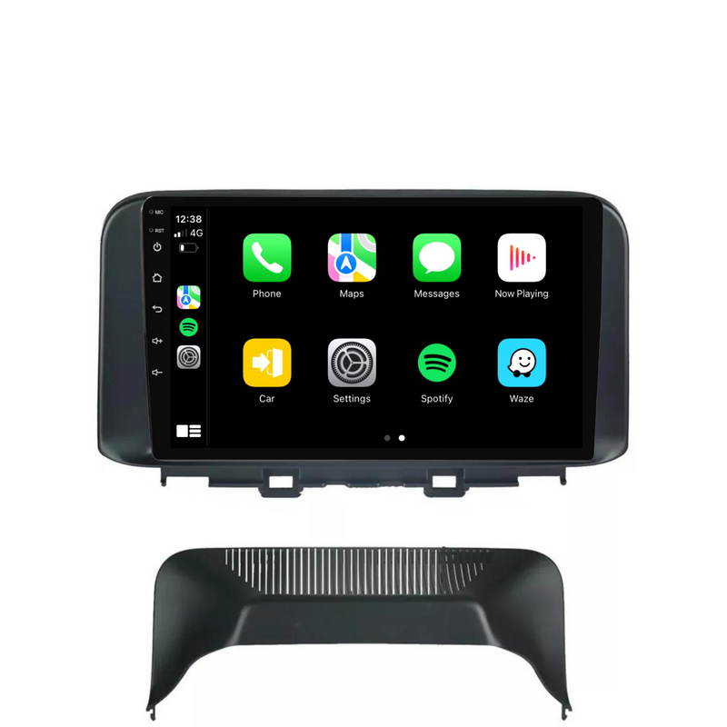 Load image into Gallery viewer, Hyundai Kona (2017-2019) Plug &amp; Play Head Unit Upgrade Kit: Car Radio with Wireless &amp; Wired Apple CarPlay &amp; Android Auto
