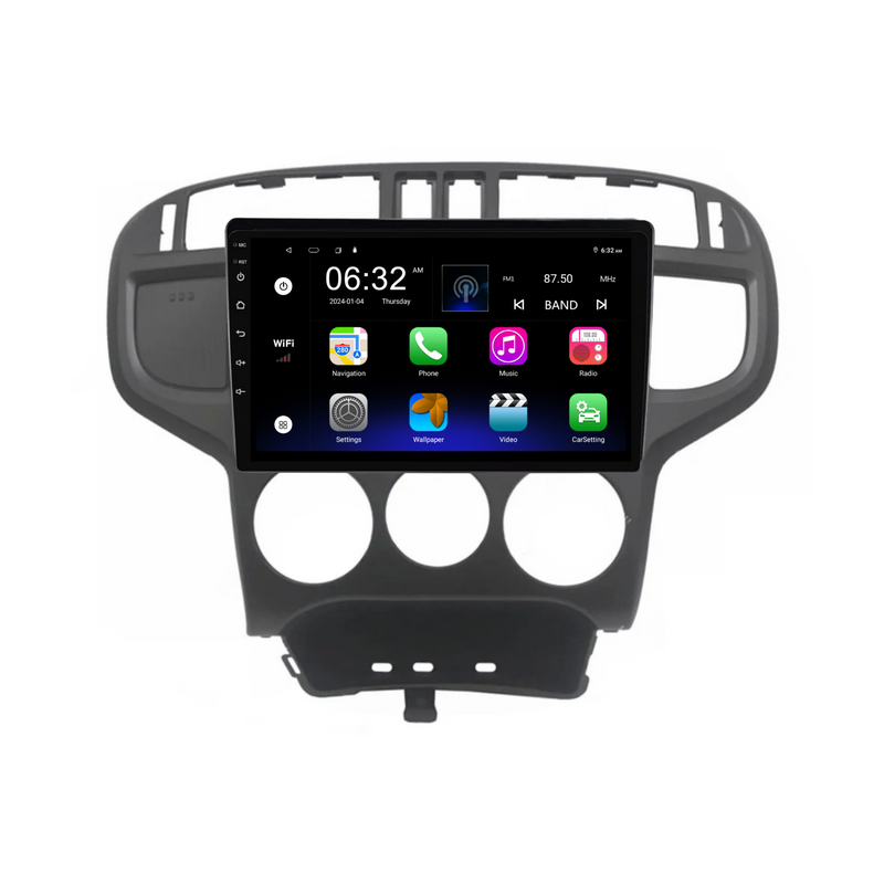 Load image into Gallery viewer, Hyundai Matrix (2001-2010) Plug &amp; Play Head Unit Upgrade Kit: Car Radio with Wireless &amp; Wired Apple CarPlay &amp; Android Auto
