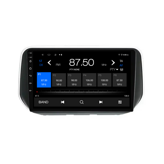 Hyundai Santa Fe / Ix45 (2018+) Plug & Play Head Unit Upgrade Kit: Car Radio with Wireless & Wired Apple CarPlay & Android Auto