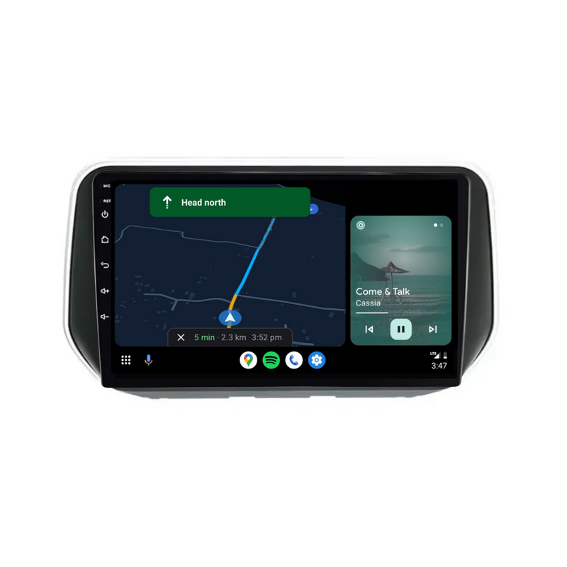 Load image into Gallery viewer, Hyundai Santa Fe / Ix45 (2018+) Plug &amp; Play Head Unit Upgrade Kit: Car Radio with Wireless &amp; Wired Apple CarPlay &amp; Android Auto
