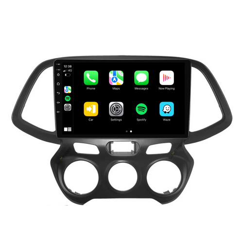 Hyundai Santro (2018-2019) Plug & Play Head Unit Upgrade Kit: Car Radio with Wireless & Wired Apple CarPlay & Android Auto