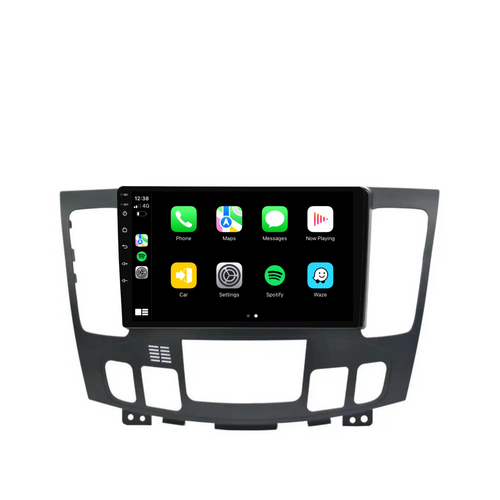 Hyundai Sonata Auto AC (2009-2011) Plug & Play Head Unit Upgrade Kit: Car Radio with Wireless & Wired Apple CarPlay & Android Auto