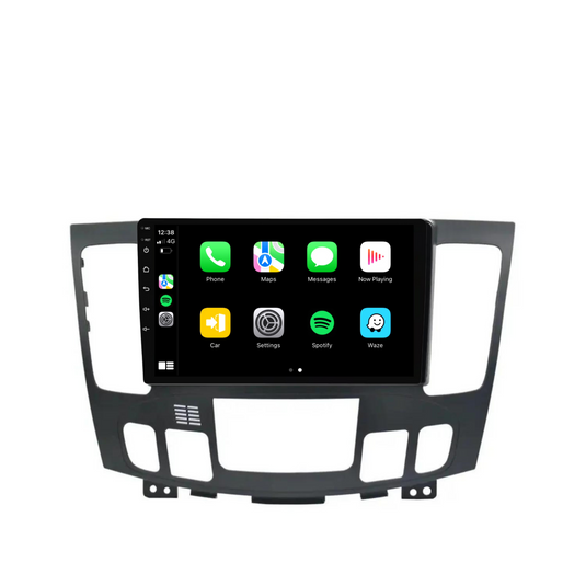 Hyundai Sonata Auto AC (2009-2011) Plug & Play Head Unit Upgrade Kit: Car Radio with Wireless & Wired Apple CarPlay & Android Auto