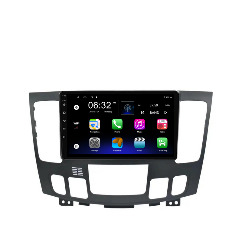 Load image into Gallery viewer, Hyundai Sonata Auto AC (2009-2011) Plug &amp; Play Head Unit Upgrade Kit: Car Radio with Wireless &amp; Wired Apple CarPlay &amp; Android Auto
