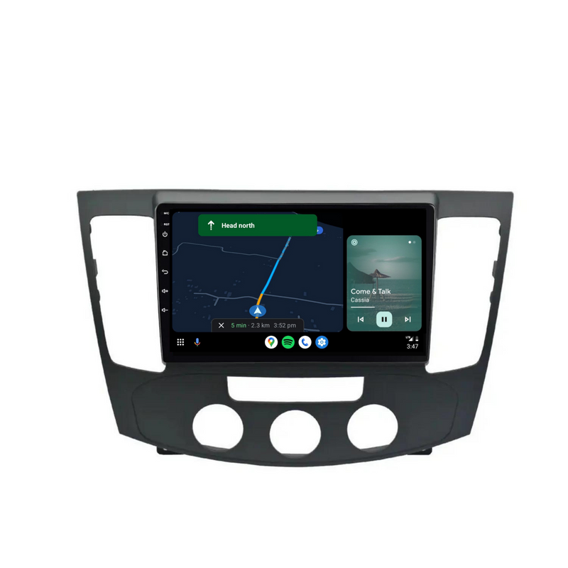 Load image into Gallery viewer, Hyundai Sonata Manual AC (2009-2011) Plug &amp; Play Head Unit Upgrade Kit: Car Radio with Wireless &amp; Wired Apple CarPlay &amp; Android Auto
