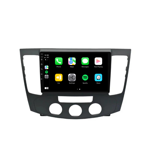 Hyundai Sonata Manual AC (2009-2011) Plug & Play Head Unit Upgrade Kit: Car Radio with Wireless & Wired Apple CarPlay & Android Auto