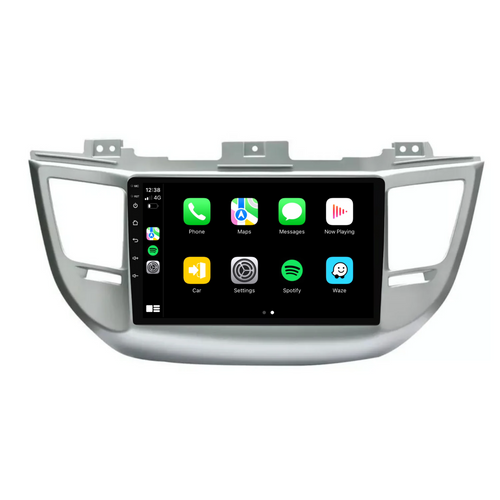 Hyundai Tucson / IX35 (2016-2018) Plug & Play Head Unit Upgrade Kit: Car Radio with Wireless & Wired Apple CarPlay & Android Auto