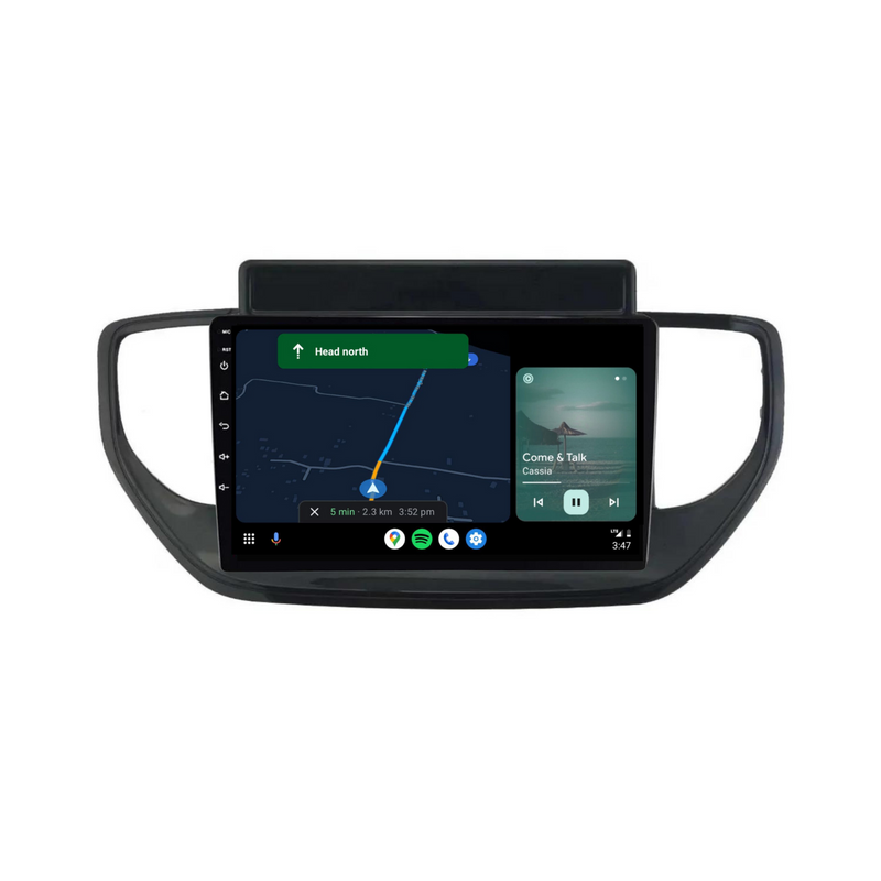 Load image into Gallery viewer, Hyundai Verna / Accent / Solaris (2018+) Plug &amp; Play Head Unit Upgrade Kit: Car Radio with Wireless &amp; Wired Apple CarPlay &amp; Android Auto
