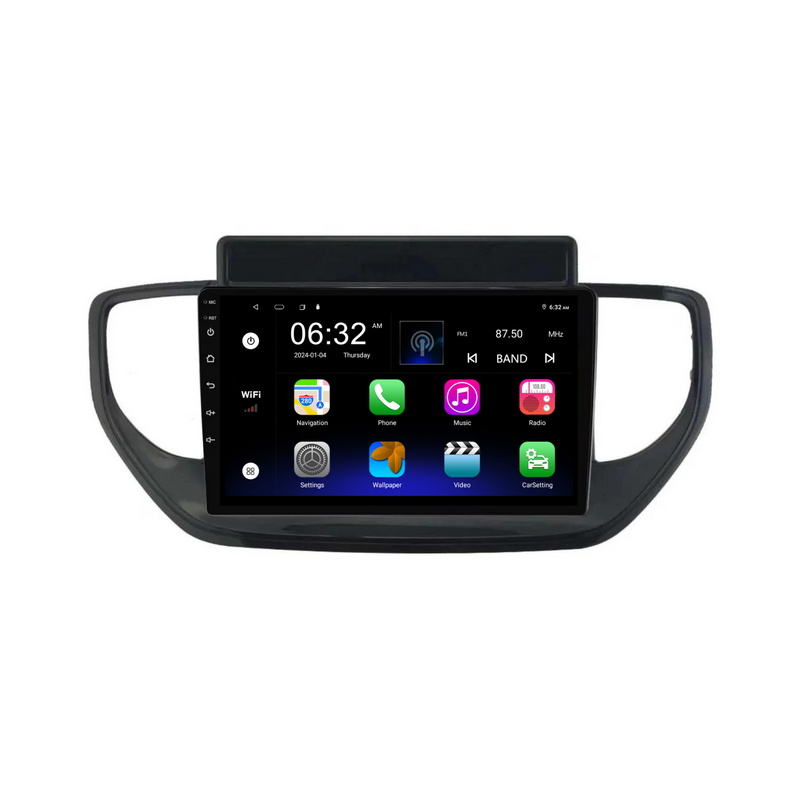 Load image into Gallery viewer, Hyundai Verna / Accent / Solaris (2018+) Plug &amp; Play Head Unit Upgrade Kit: Car Radio with Wireless &amp; Wired Apple CarPlay &amp; Android Auto
