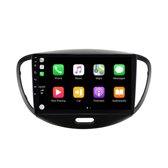 Hyundai i10 (2007-2013) Plug & Play Head Unit Upgrade Kit: Car Radio with Wireless & Wired Apple CarPlay & Android Auto