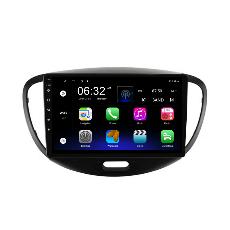 Load image into Gallery viewer, Hyundai i10 (2007-2013) Plug &amp; Play Head Unit Upgrade Kit: Car Radio with Wireless &amp; Wired Apple CarPlay &amp; Android Auto
