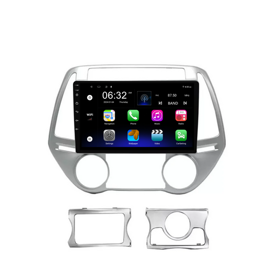 Hyundai i20 (2012-2014) Plug & Play Head Unit Upgrade Kit: Car Radio with Wireless & Wired Apple CarPlay & Android Auto