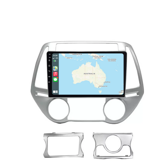 Hyundai i20 (2012-2014) Plug & Play Head Unit Upgrade Kit: Car Radio with Wireless & Wired Apple CarPlay & Android Auto