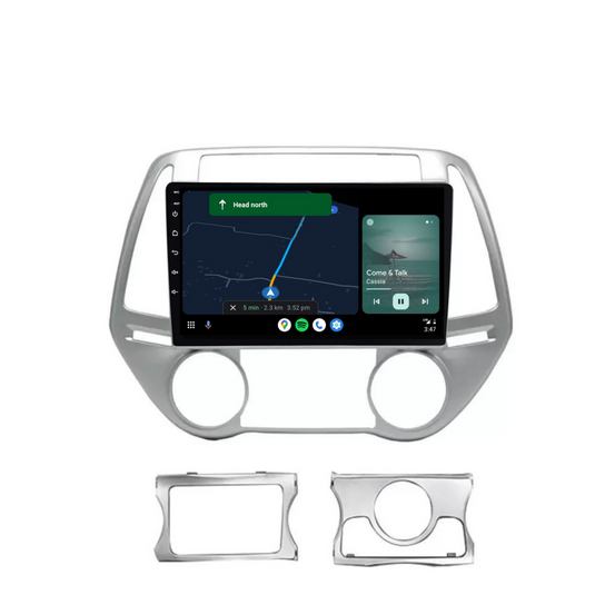 Hyundai i20 (2012-2014) Plug & Play Head Unit Upgrade Kit: Car Radio with Wireless & Wired Apple CarPlay & Android Auto