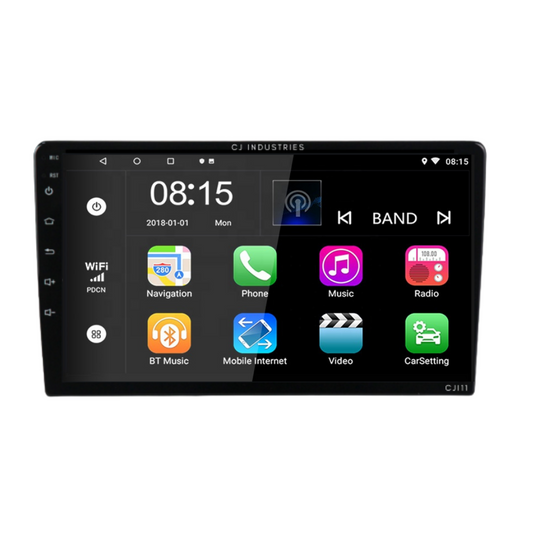 Toyota Hilux / N70 Auto AC (2008-2014) Plug & Play Head Unit Upgrade Kit: Car Radio with Wireless & Wired Apple CarPlay & Android Auto