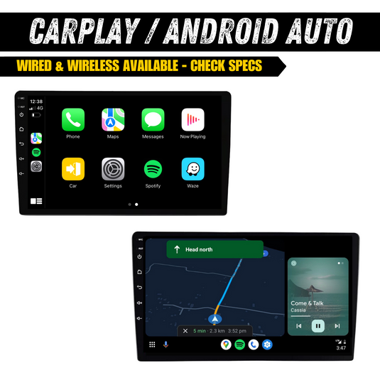 Ford Ranger/F250 (2011-2015) Plug & Play Head Unit Upgrade Kit: Car Radio with Wireless & Wired Apple CarPlay & Android Auto