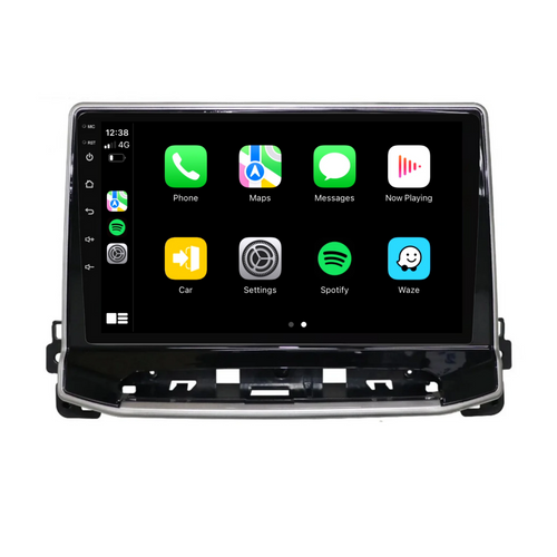 Jeep Compass (2021-2024) Plug & Play Head Unit Upgrade Kit: Car Radio with Wireless & Wired Apple CarPlay & Android Auto