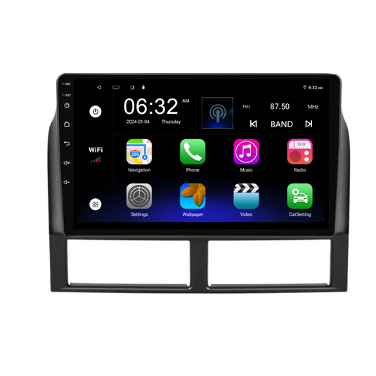 Jeep Grand Cherokee (2004-2005) Plug & Play Head Unit Upgrade Kit: Car Radio with Wireless & Wired Apple CarPlay & Android Auto