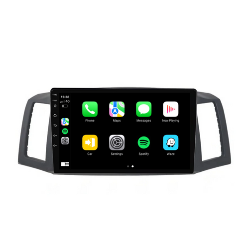 Jeep Grand Cherokee (2004-2007) Plug & Play Head Unit Upgrade Kit: Car Radio with Wireless & Wired Apple CarPlay & Android Auto