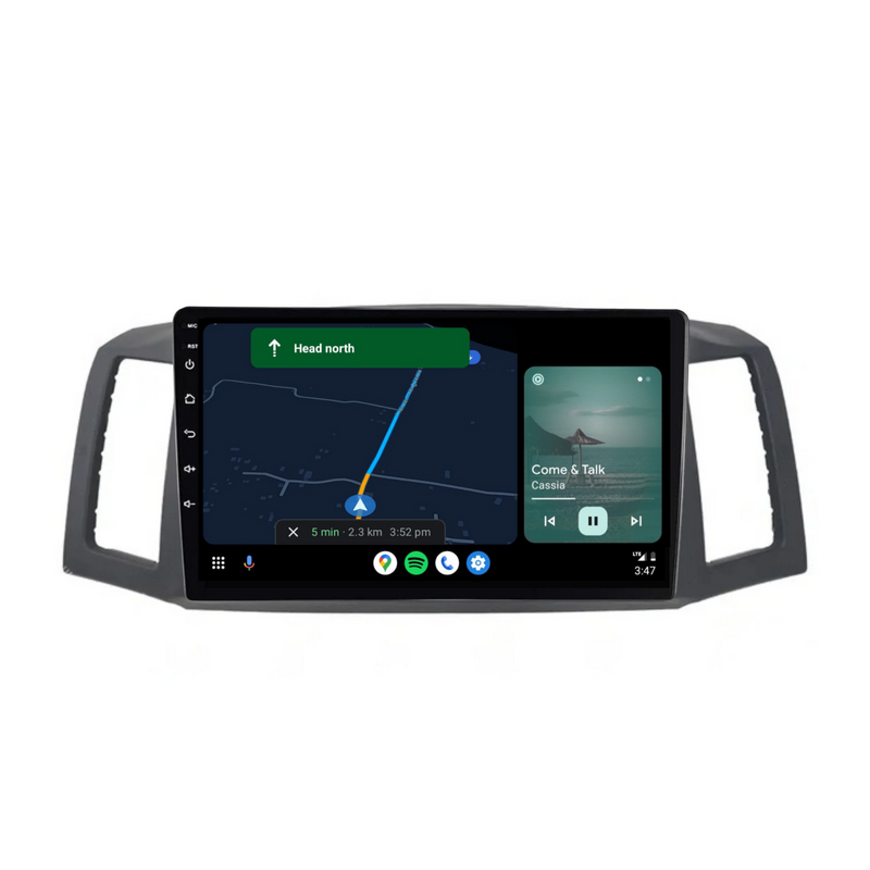 Load image into Gallery viewer, Jeep Grand Cherokee (2004-2007) Plug &amp; Play Head Unit Upgrade Kit: Car Radio with Wireless &amp; Wired Apple CarPlay &amp; Android Auto
