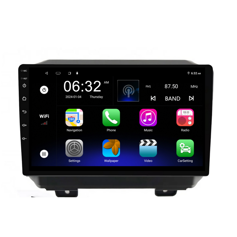 Load image into Gallery viewer, Jeep Wrangler (2018-2020) Plug &amp; Play Head Unit Upgrade Kit: Car Radio with Wireless &amp; Wired Apple CarPlay &amp; Android Auto
