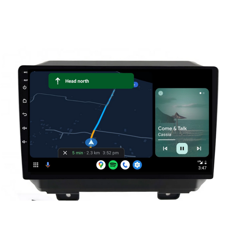 Load image into Gallery viewer, Jeep Wrangler (2018-2020) Plug &amp; Play Head Unit Upgrade Kit: Car Radio with Wireless &amp; Wired Apple CarPlay &amp; Android Auto
