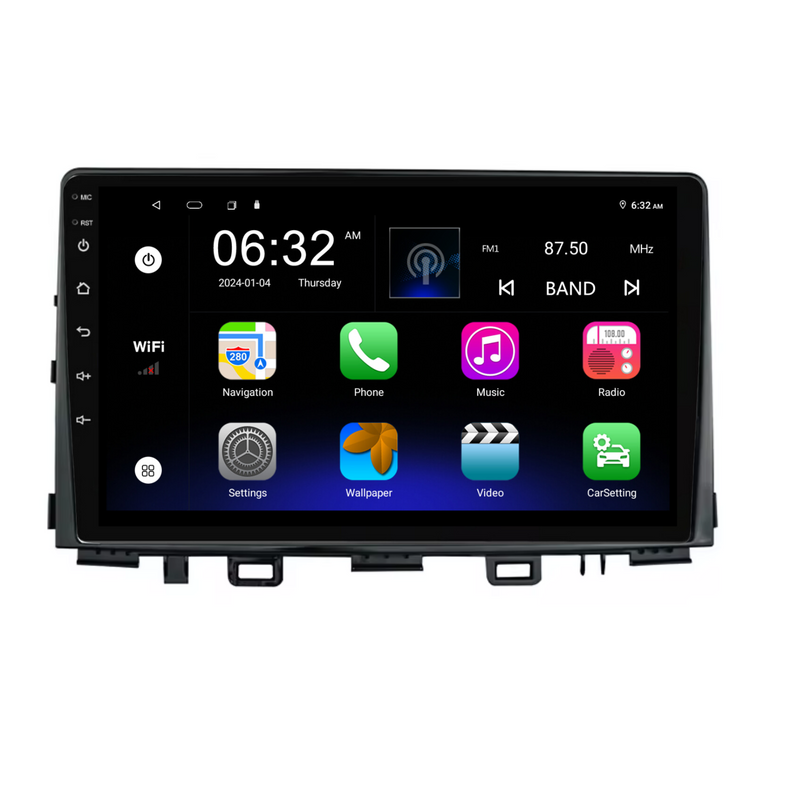 Load image into Gallery viewer, Kia Rio (2017-2024) Plug &amp; Play Head Unit Upgrade Kit: Car Radio with Wireless &amp; Wired Apple CarPlay &amp; Android Auto
