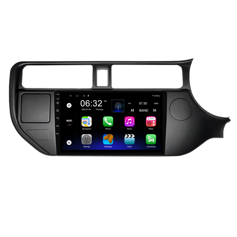 Load image into Gallery viewer, Kia Rio (2012-2016) Plug &amp; Play Head Unit Upgrade Kit: Car Radio with Wireless &amp; Wired Apple CarPlay &amp; Android Auto
