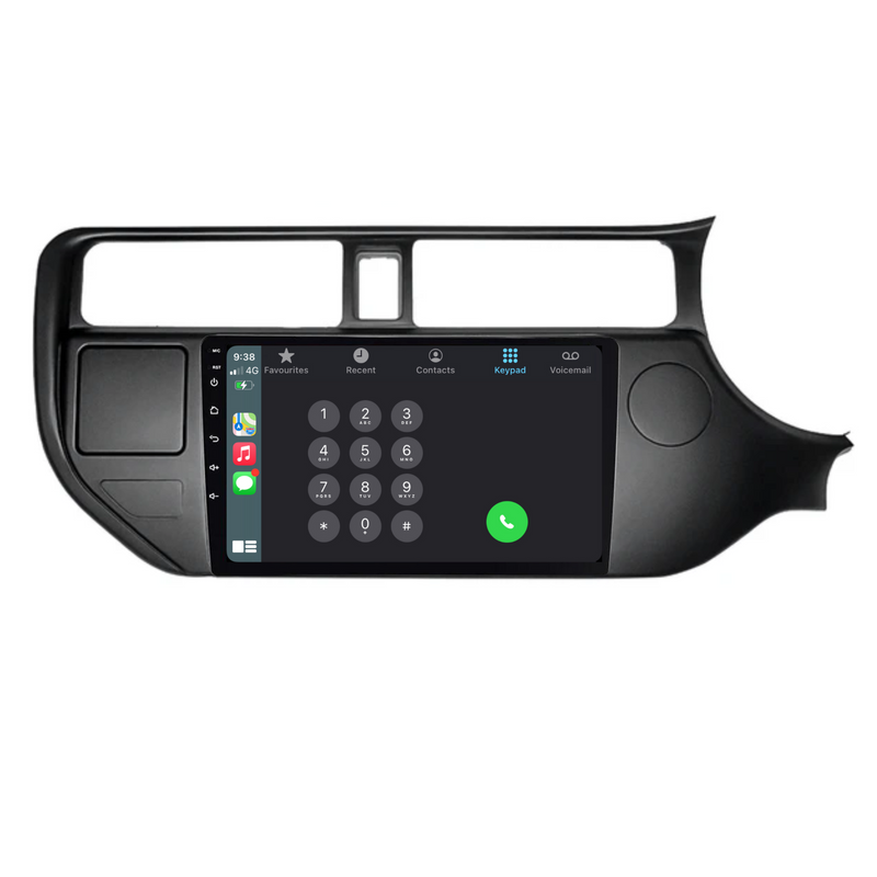 Load image into Gallery viewer, Kia Rio (2012-2016) Plug &amp; Play Head Unit Upgrade Kit: Car Radio with Wireless &amp; Wired Apple CarPlay &amp; Android Auto
