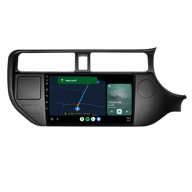 Load image into Gallery viewer, Kia Rio (2012-2016) Plug &amp; Play Head Unit Upgrade Kit: Car Radio with Wireless &amp; Wired Apple CarPlay &amp; Android Auto
