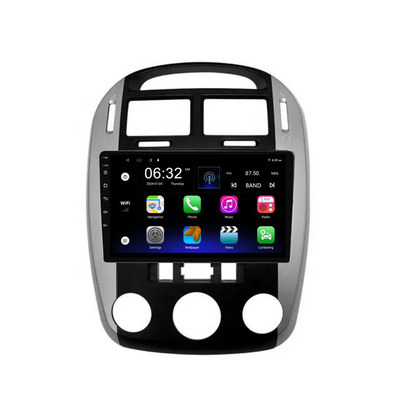 Load image into Gallery viewer, Kia Cerato (2006-2012) Plug &amp; Play Head Unit Upgrade Kit: Car Radio with Wireless &amp; Wired Apple CarPlay &amp; Android Auto
