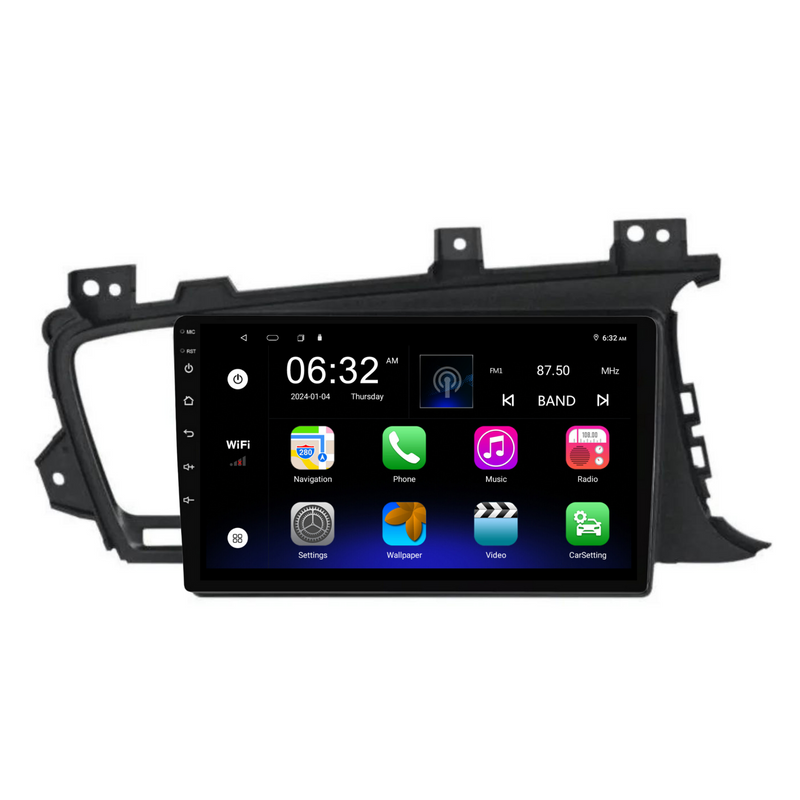 Load image into Gallery viewer, Kia K5 / Optima (2011-2015) Plug &amp; Play Head Unit Upgrade Kit: Car Radio with Wireless &amp; Wired Apple CarPlay &amp; Android Auto
