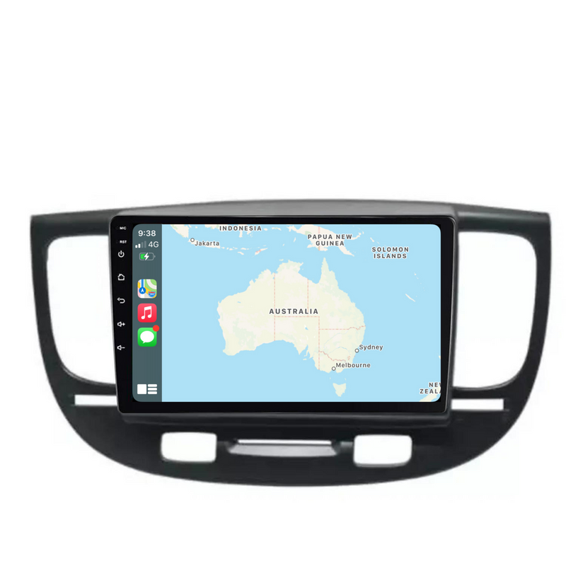 Load image into Gallery viewer, Kia Rio (2005-2011) Plug &amp; Play Head Unit Upgrade Kit: Car Radio with Wireless &amp; Wired Apple CarPlay &amp; Android Auto
