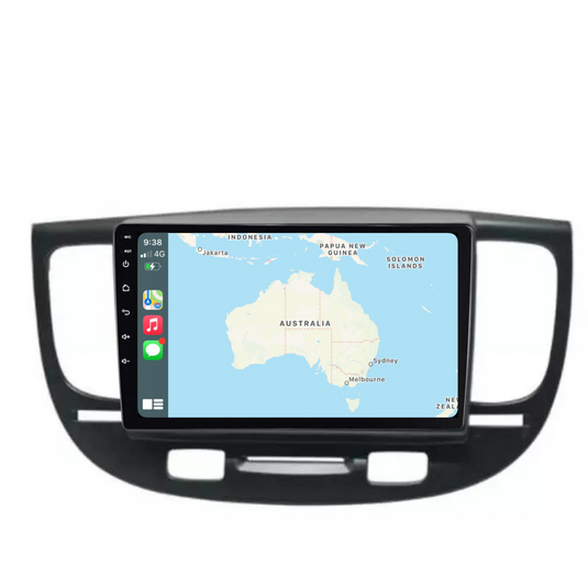 Kia Rio (2005-2011) Plug & Play Head Unit Upgrade Kit: Car Radio with Wireless & Wired Apple CarPlay & Android Auto