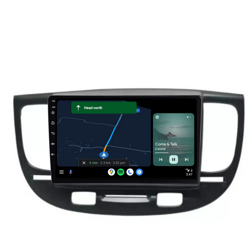 Load image into Gallery viewer, Kia Rio (2005-2011) Plug &amp; Play Head Unit Upgrade Kit: Car Radio with Wireless &amp; Wired Apple CarPlay &amp; Android Auto
