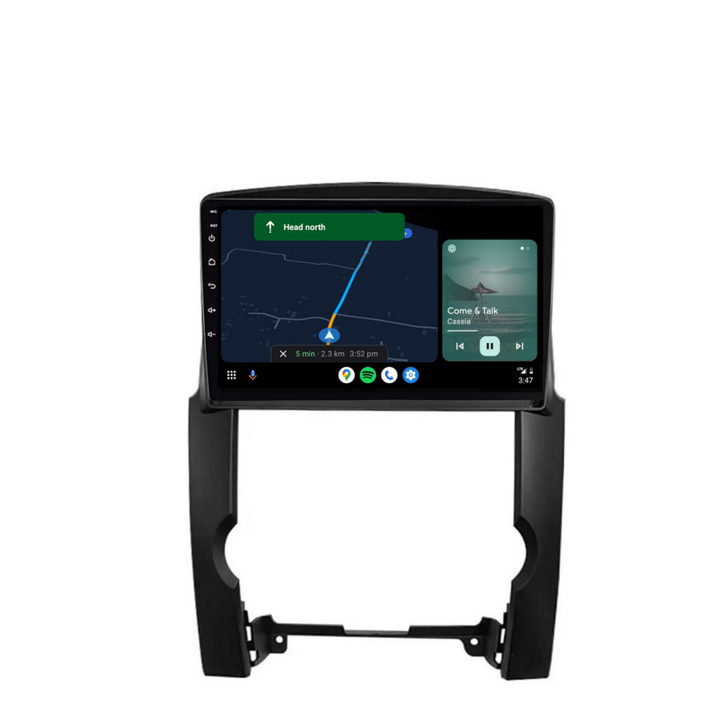 Load image into Gallery viewer, Kia Sorento (2009-2013) Plug &amp; Play Head Unit Upgrade Kit: Car Radio with Wireless &amp; Wired Apple CarPlay &amp; Android Auto
