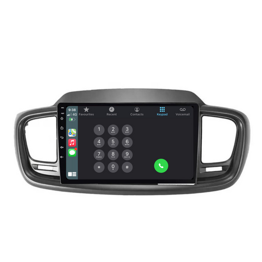 Kia Sorento (2015-2018) Plug & Play Head Unit Upgrade Kit: Car Radio with Wireless & Wired Apple CarPlay & Android Auto